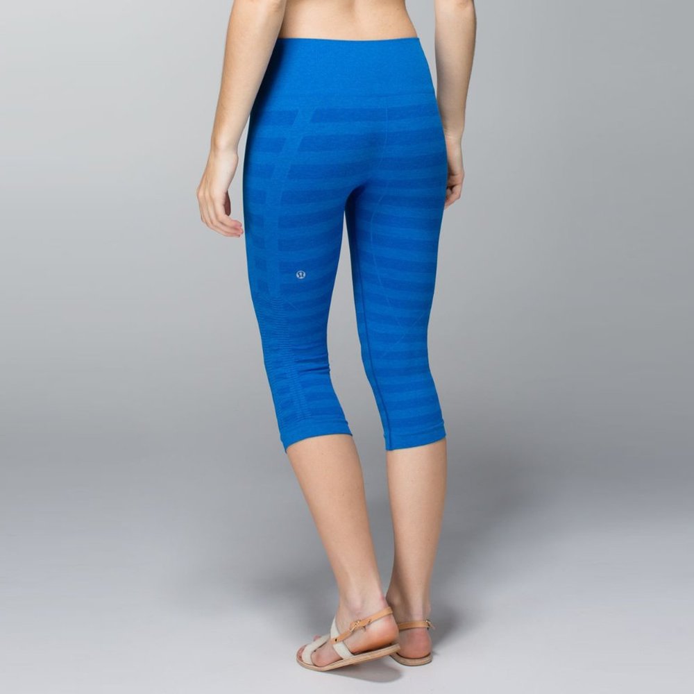 lululemon ∙ in the flow crop leggings *stripe - Picture 6 of 7